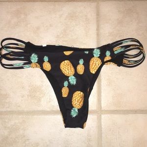Pineapple Cheeky Bikini Bottoms
